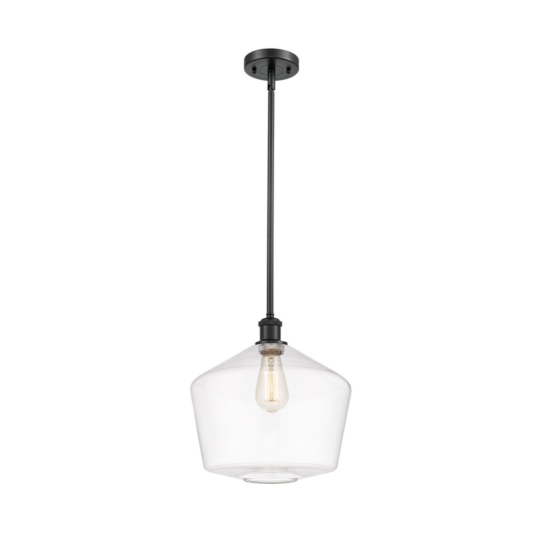 Innovations Ballston 516-1S-BK-G652-12 Pendant Light - Matte Black