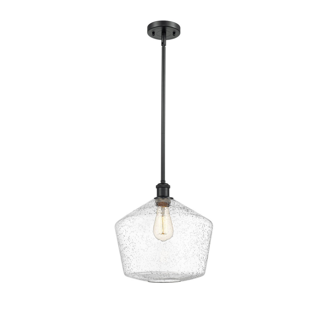 Innovations Ballston 516-1S-BK-G654-12 Pendant Light - Matte Black