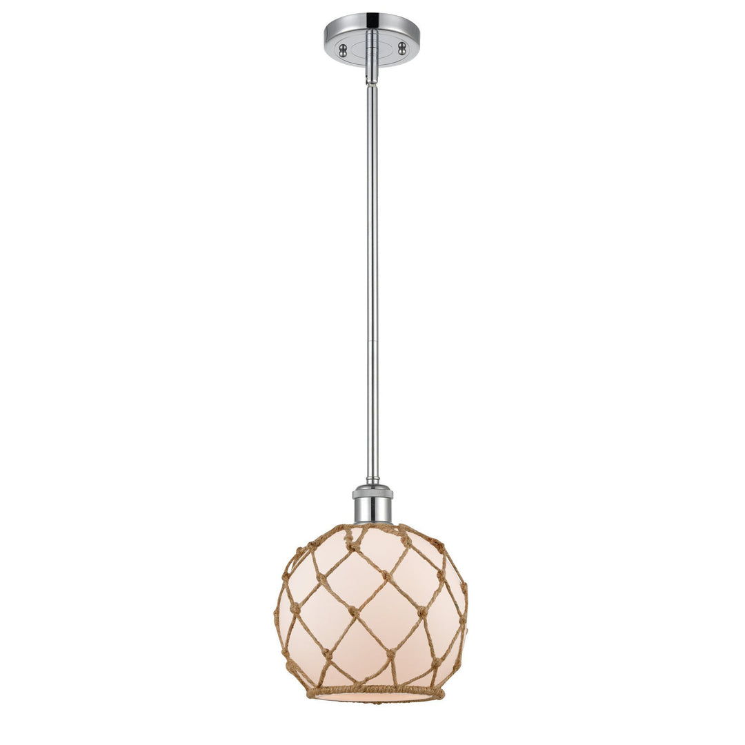 Innovations Ballston 516-1S-PC-G121-8RB-LED Pendant Light - Polished Chrome