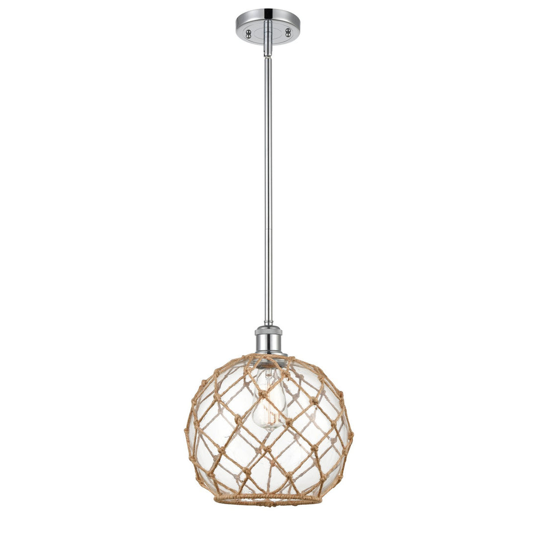 Innovations Ballston 516-1S-PC-G122-10RB Pendant Light - Polished Chrome
