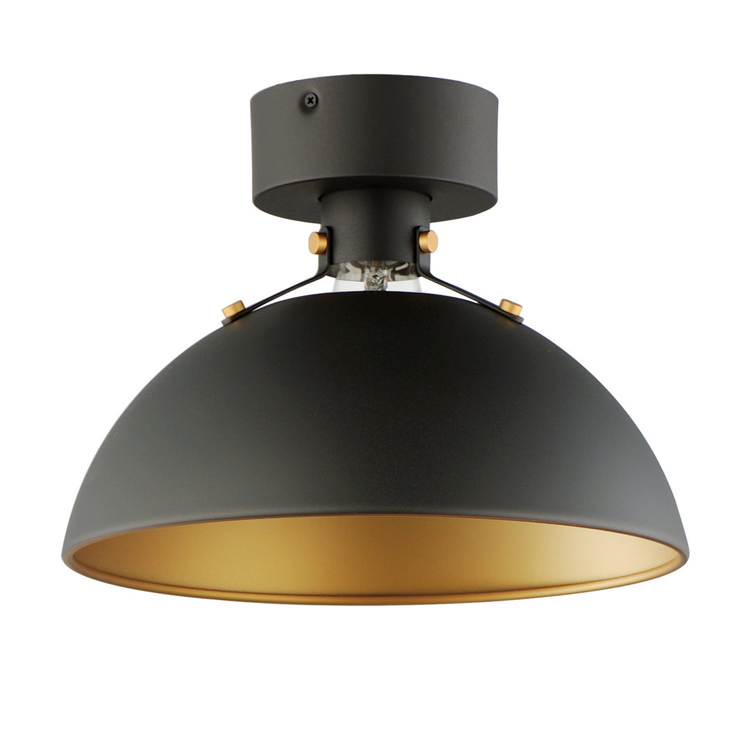 Maxim Dawn 12040ABBK Ceiling Light - Antique Brass / Black