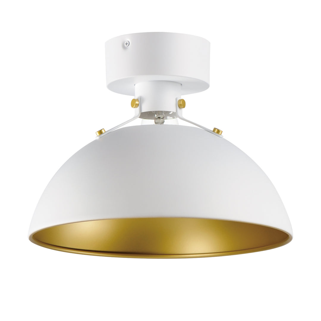 Maxim Dawn 12040WTSBR Ceiling Light - White/Satin Brass