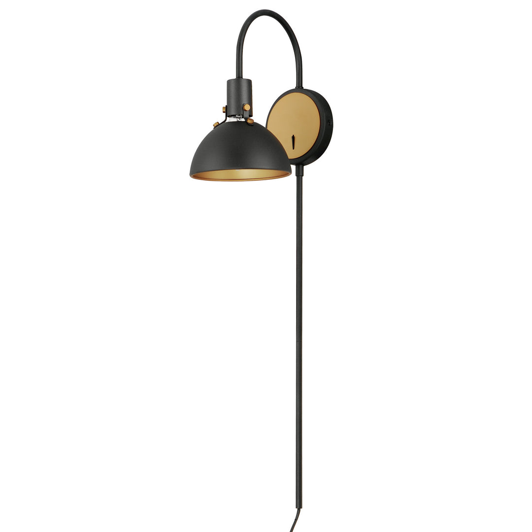 Maxim Lighting 12041ABBK  Dawn Lamp Antique Brass / Black