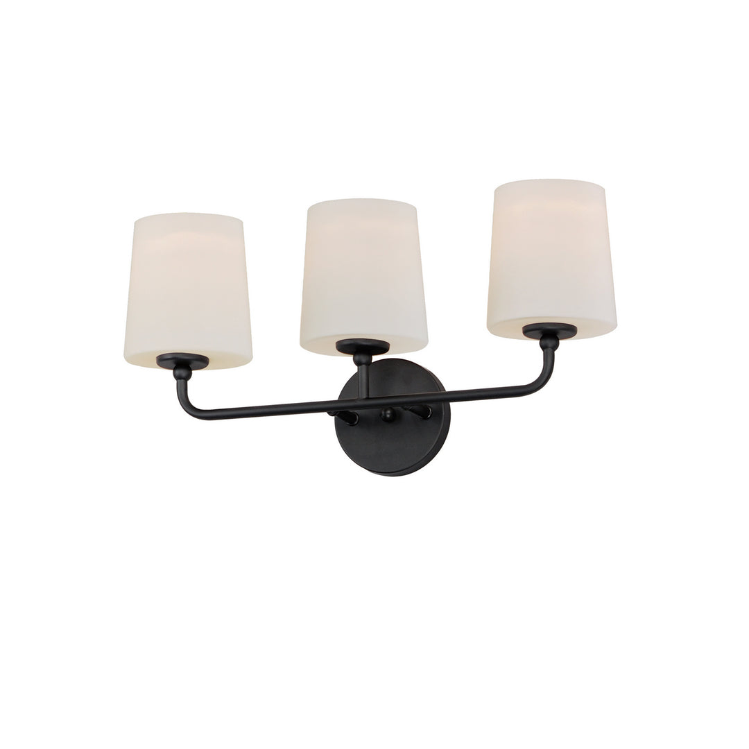 Maxim Bristol 12093SWBK Bath Vanity Light 21 in. wide - Black