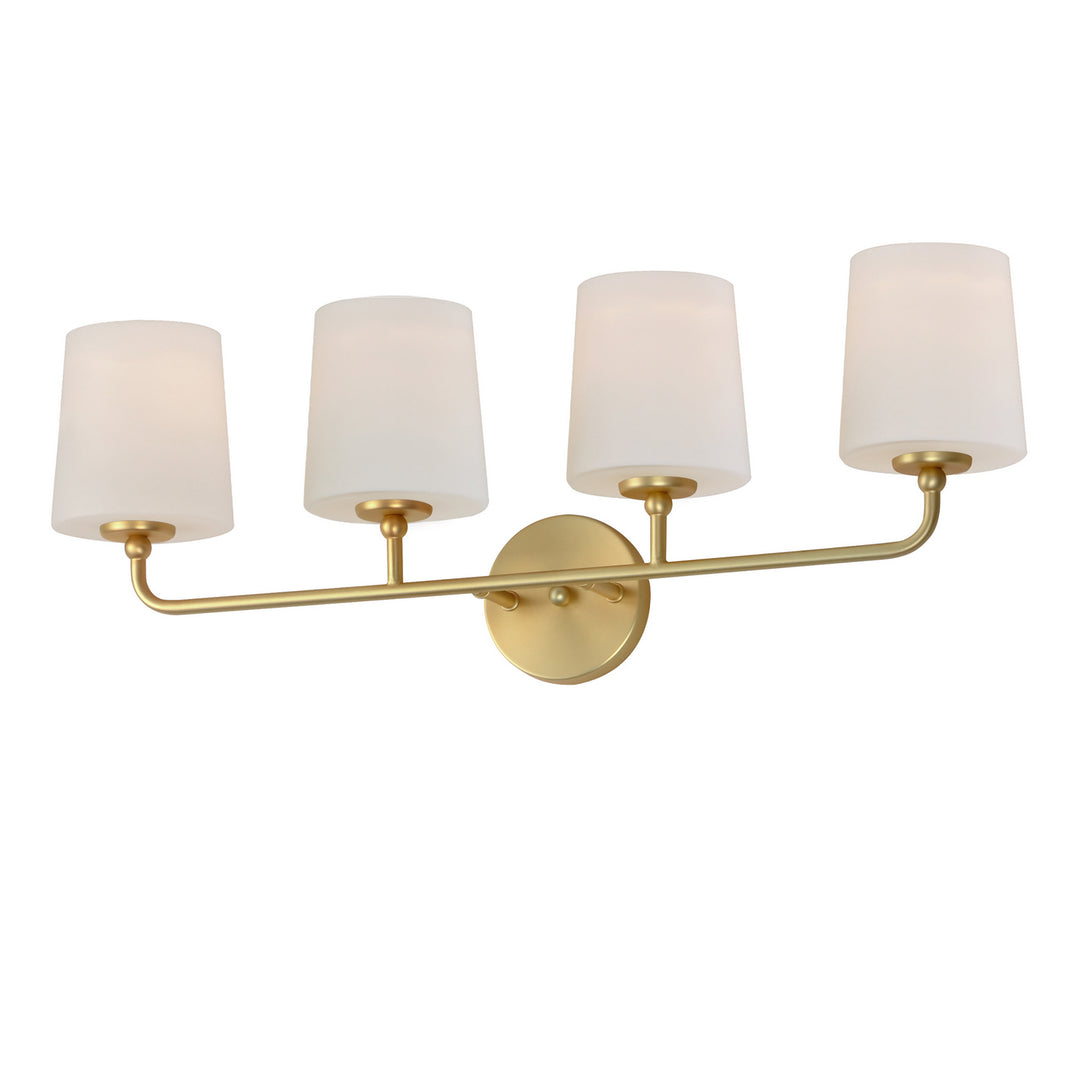 Maxim Bristol 12094SWSBR Bath Vanity Light 29 in. wide - Satin Brass