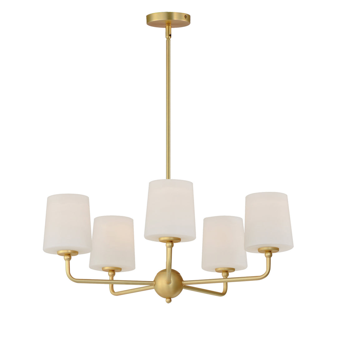 Maxim Bristol 12095SWSBR Chandelier Light - Satin Brass