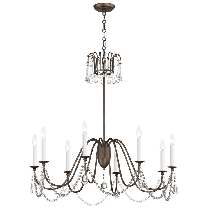 Maxim Plumette 12168CHB/CRY Chandelier Light - Chestnut Bronze