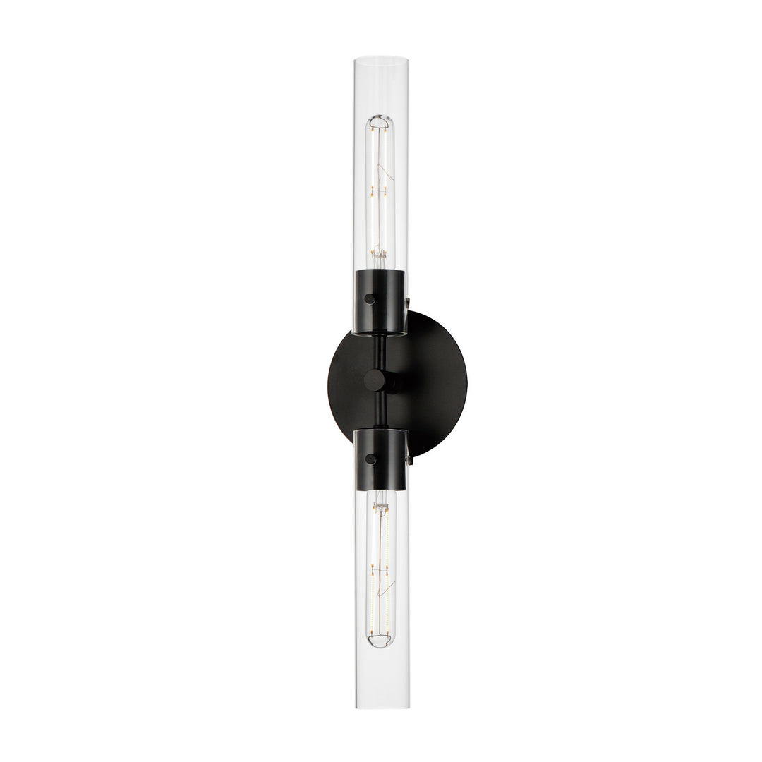 Maxim Equilibrium 26370CLBK Wall Sconce Light - Black