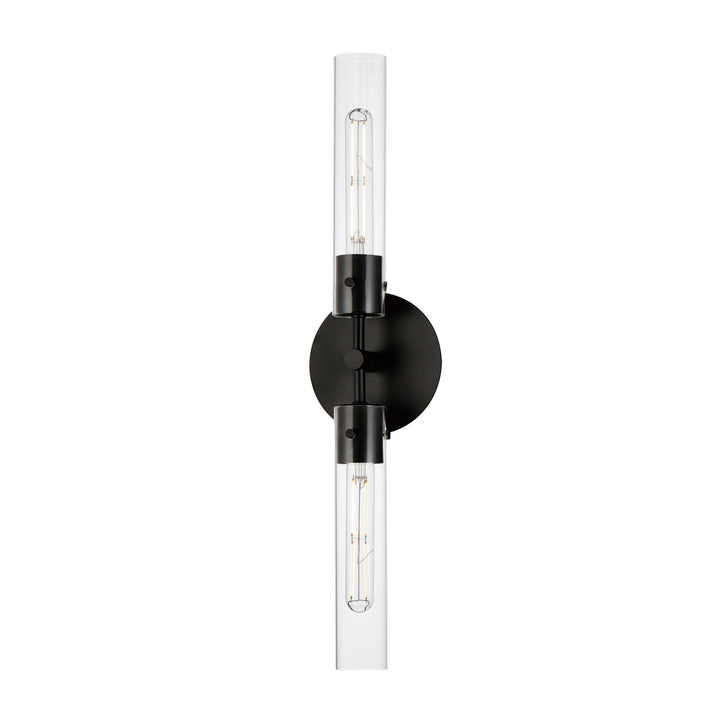 Maxim Equilibrium 26370CLBK Wall Sconce Light - Black