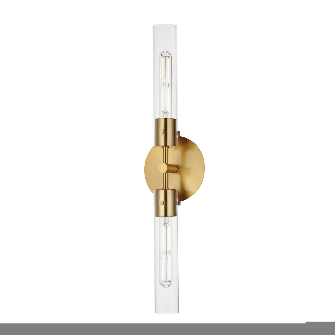 Maxim Equilibrium 26370CLNAB Wall Sconce Light - Natural Aged Brass