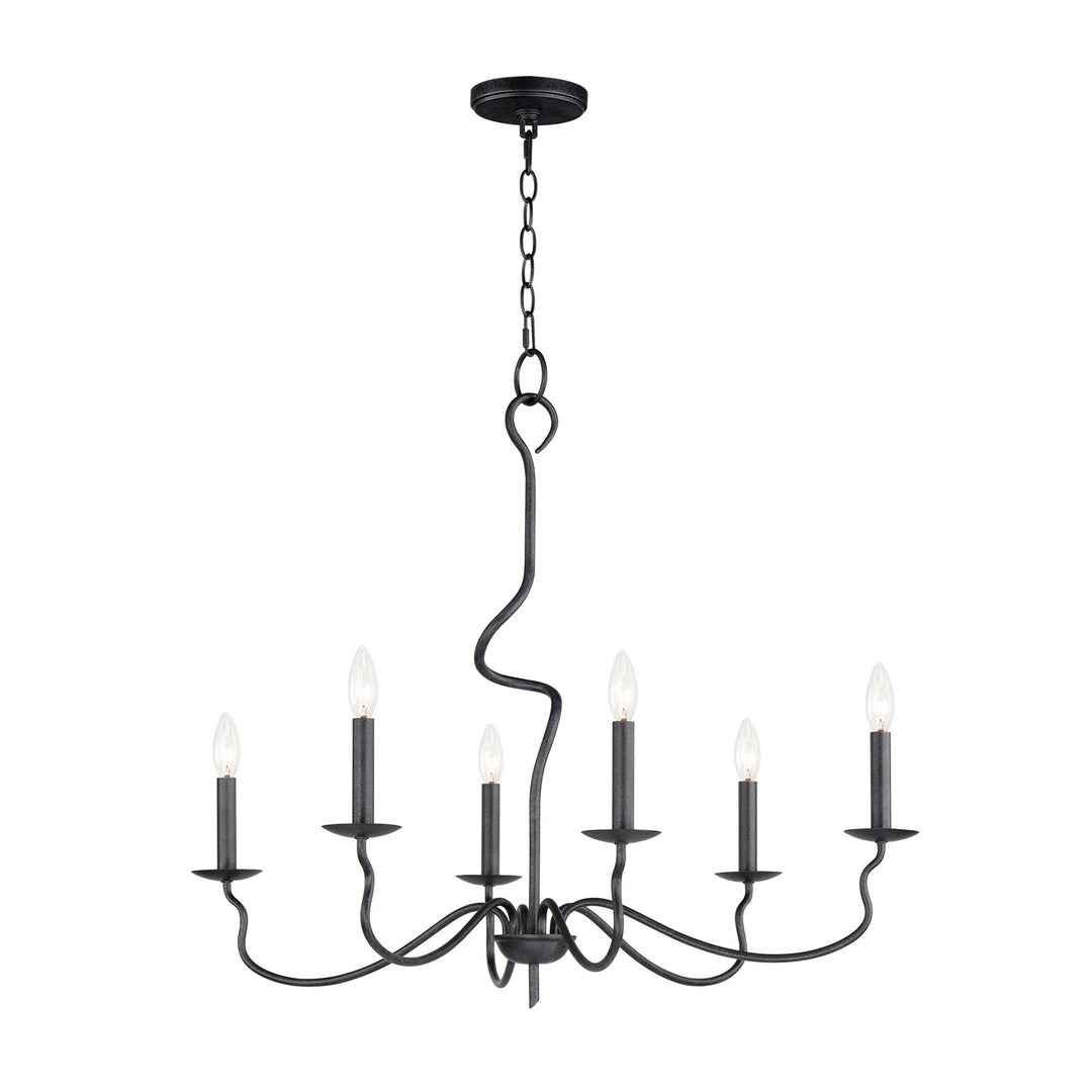 Maxim Padrona 27706BO Chandelier Light - Black Oxide
