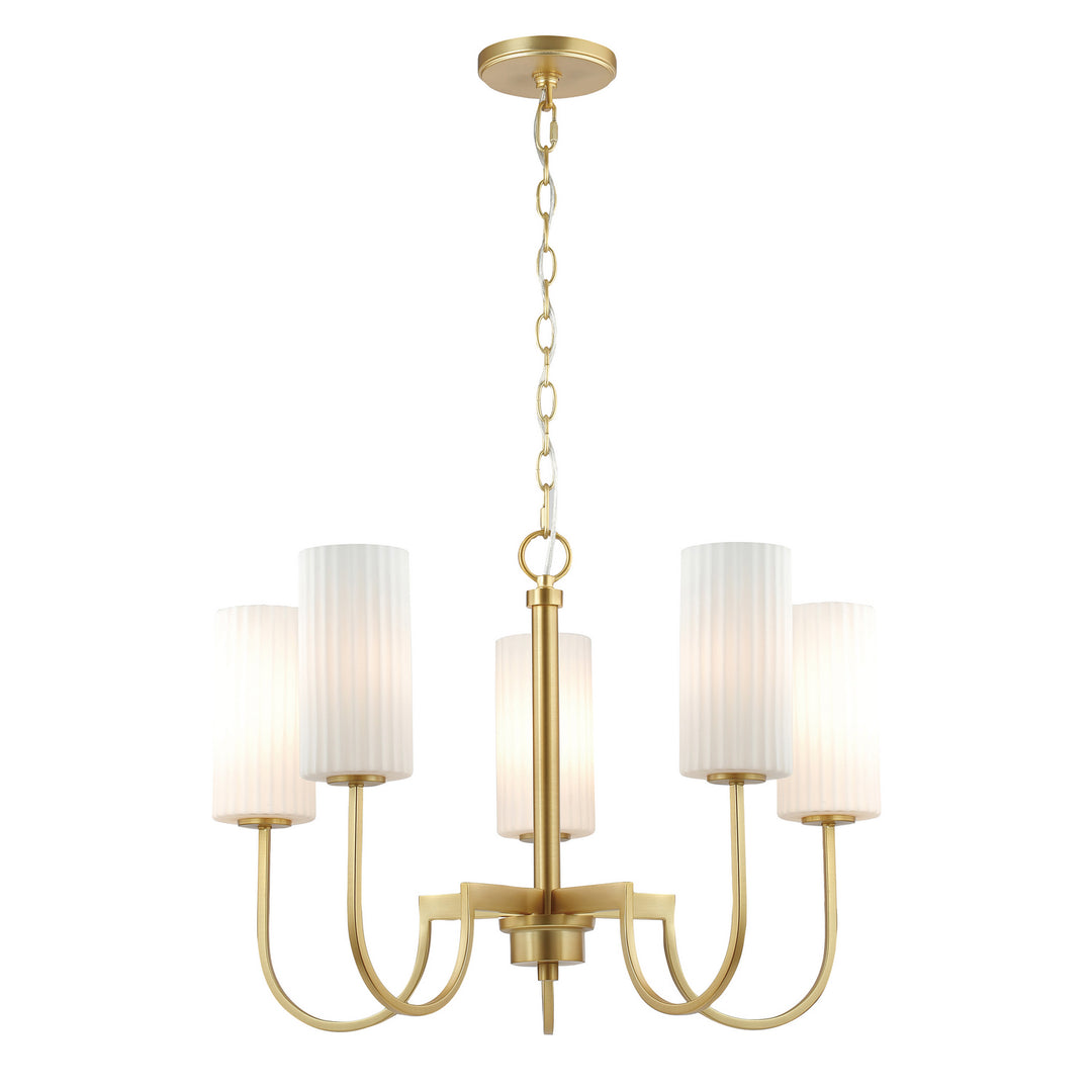 Maxim Town and Country 32005SWSBR Chandelier Light - Satin Brass