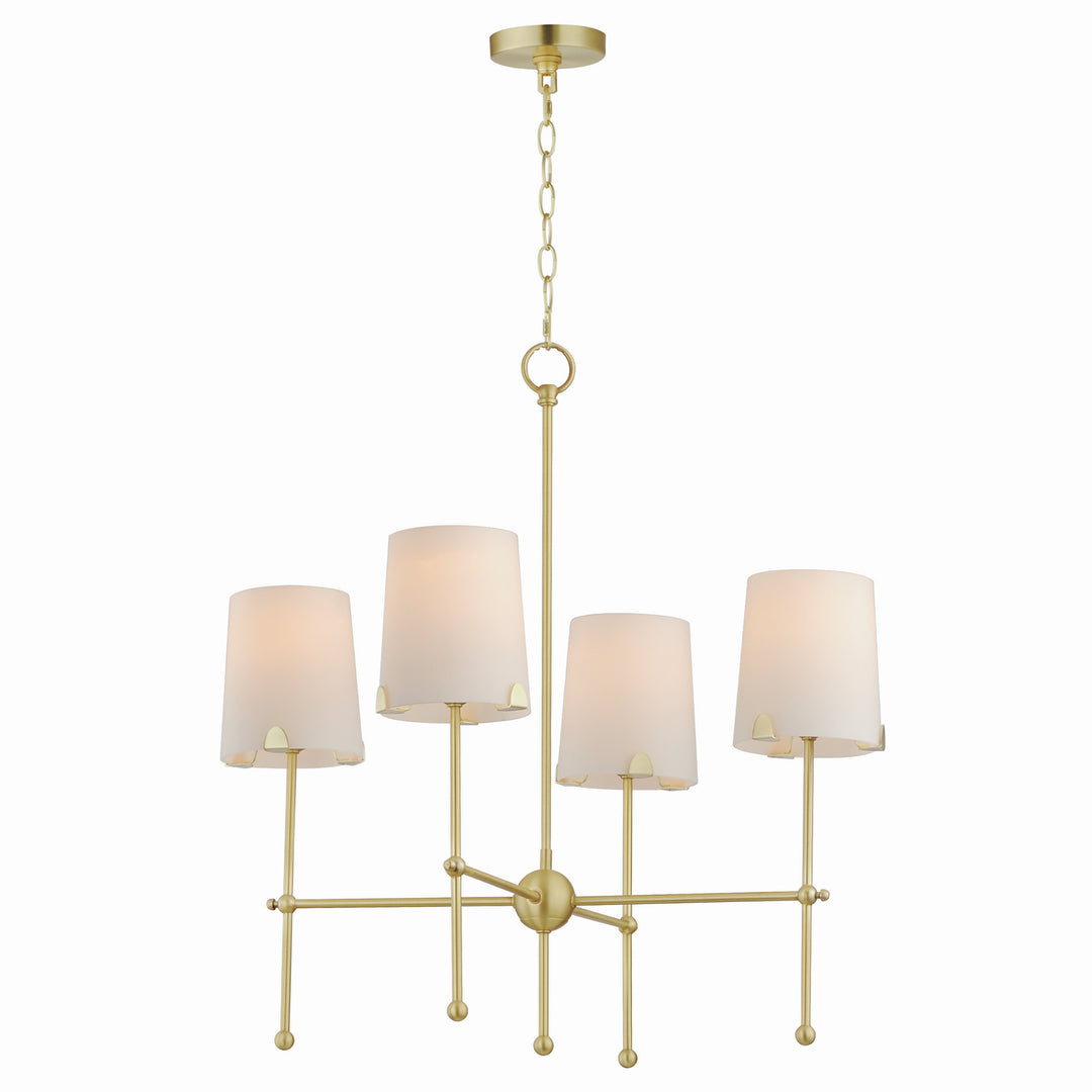 Maxim Huntington 32364WTSBR Chandelier Light - Satin Brass