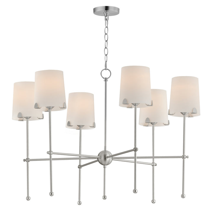 Maxim Huntington 32366WTSN Chandelier Light - Satin Nickel