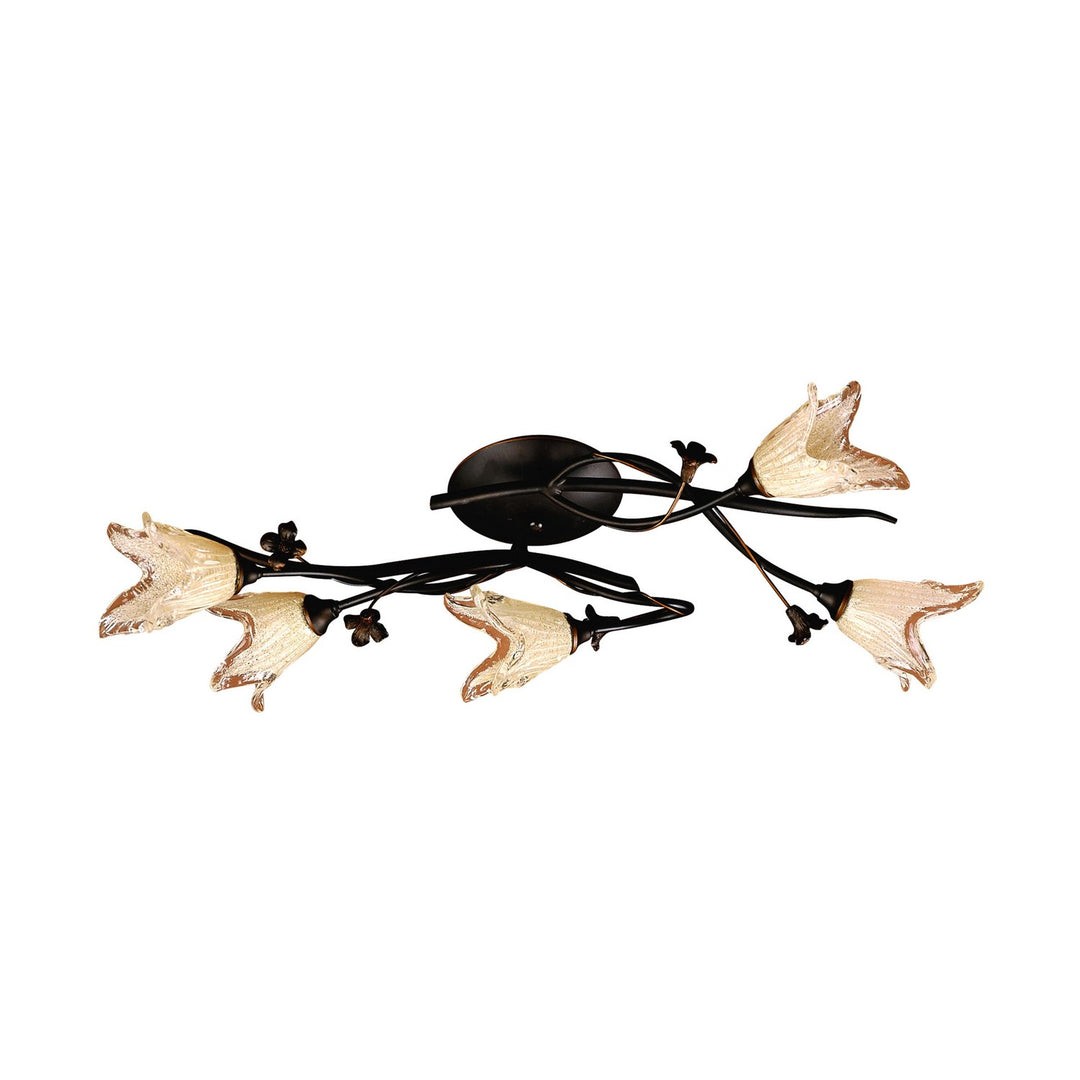 Elk Fioritura 7956/5 Ceiling Light - Aged Bronze