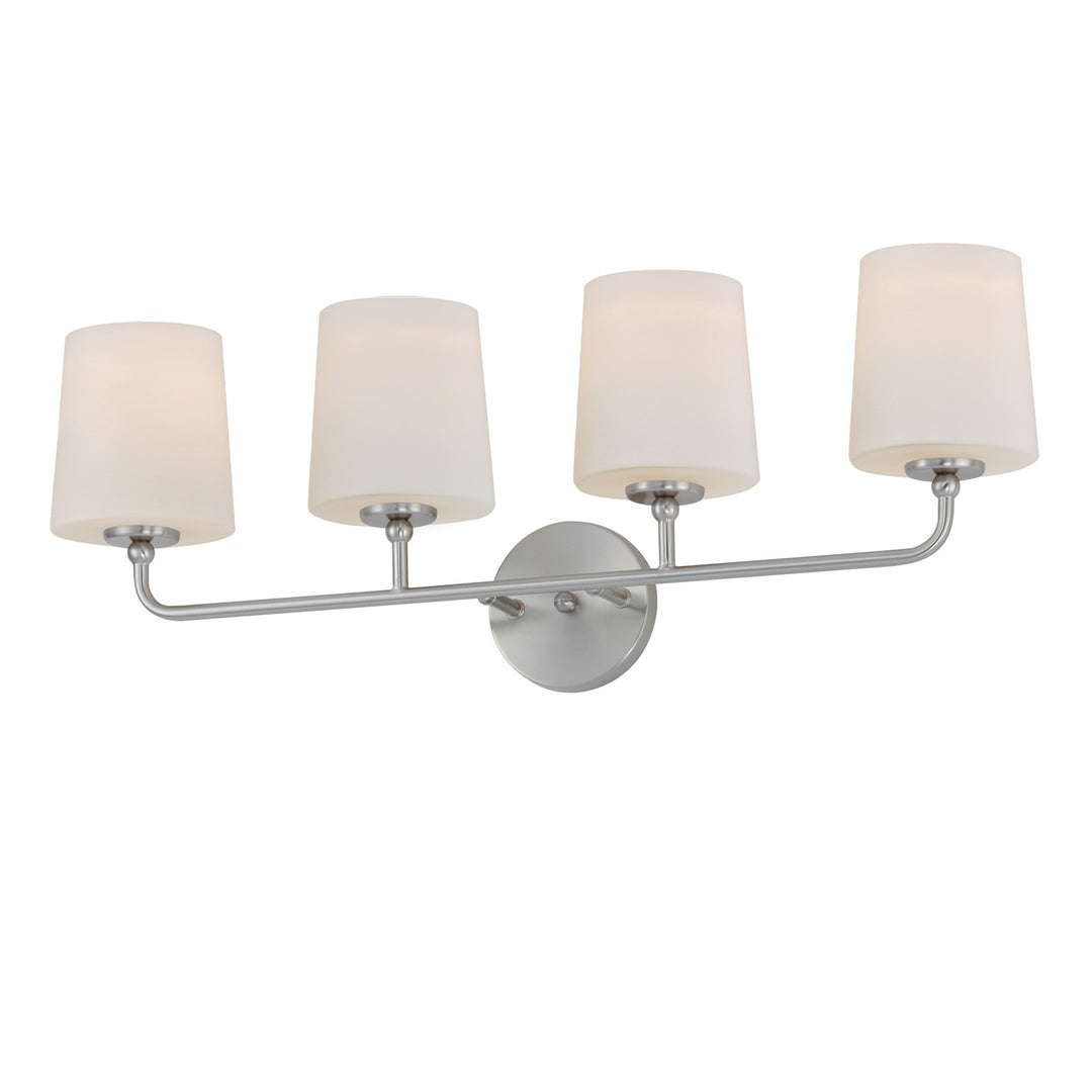 Maxim Bristol 12094SWSN Bath Vanity Light 29 in. wide - Satin Nickel