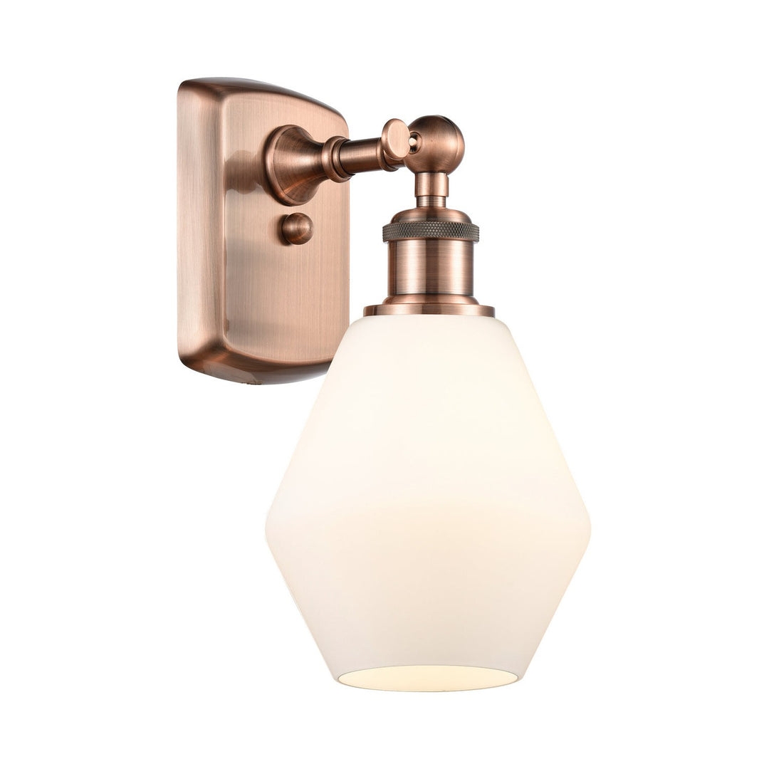 Innovations Ballston 516-1W-AC-G651-6-LED Wall Sconce Light - Antique Copper