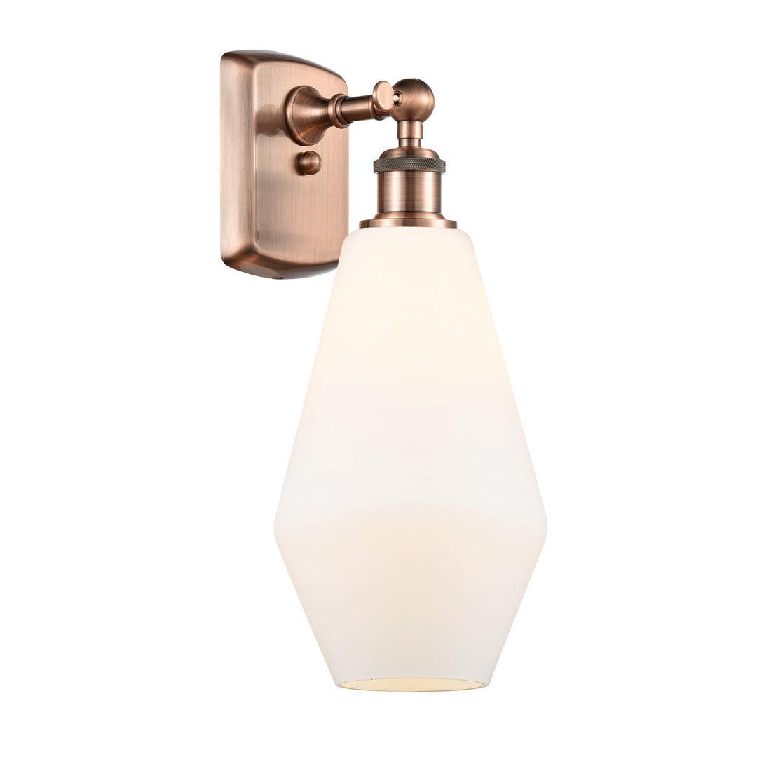 Innovations Ballston 516-1W-AC-G651-7 Wall Sconce Light - Antique Copper