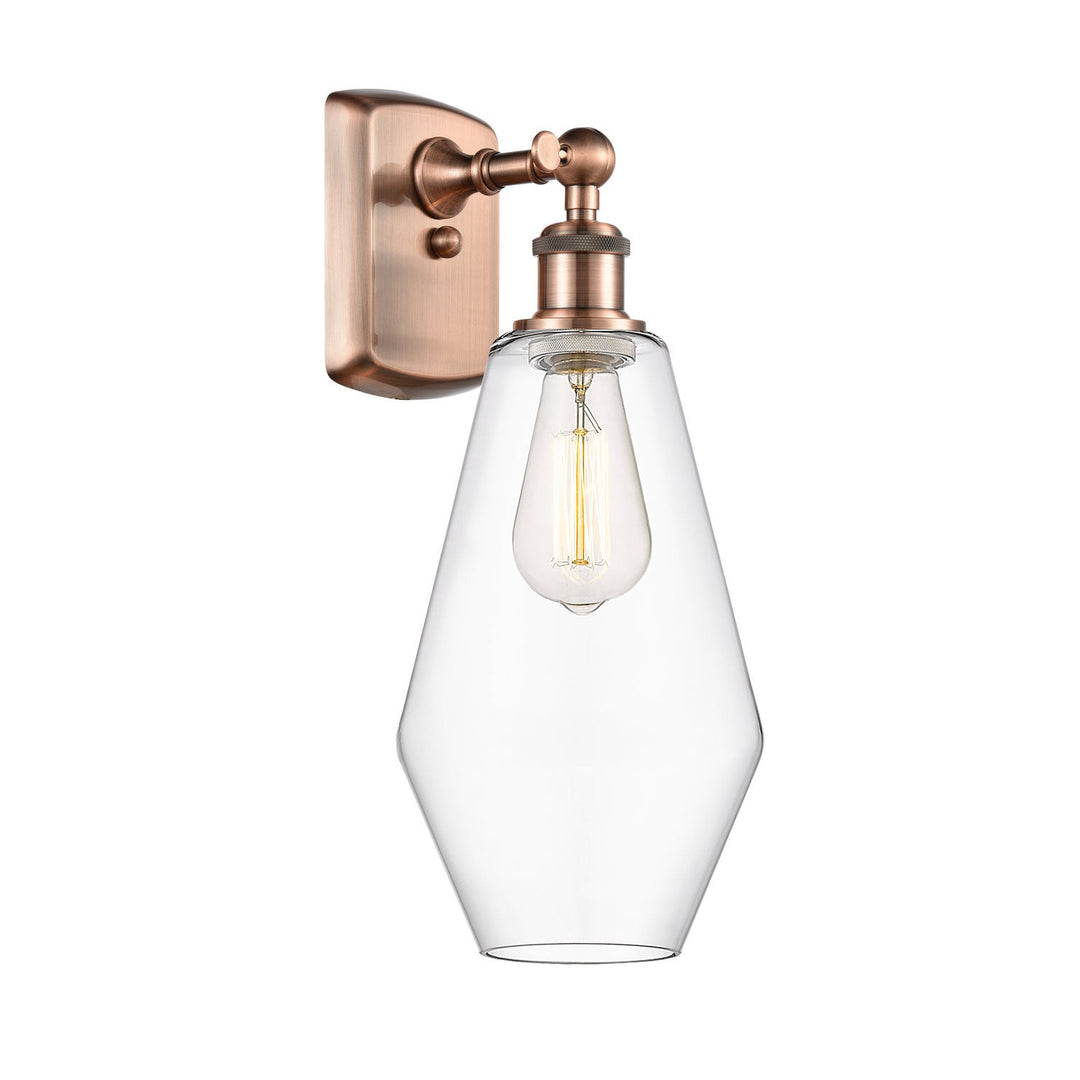 Innovations Ballston 516-1W-AC-G652-7 Wall Sconce Light - Antique Copper