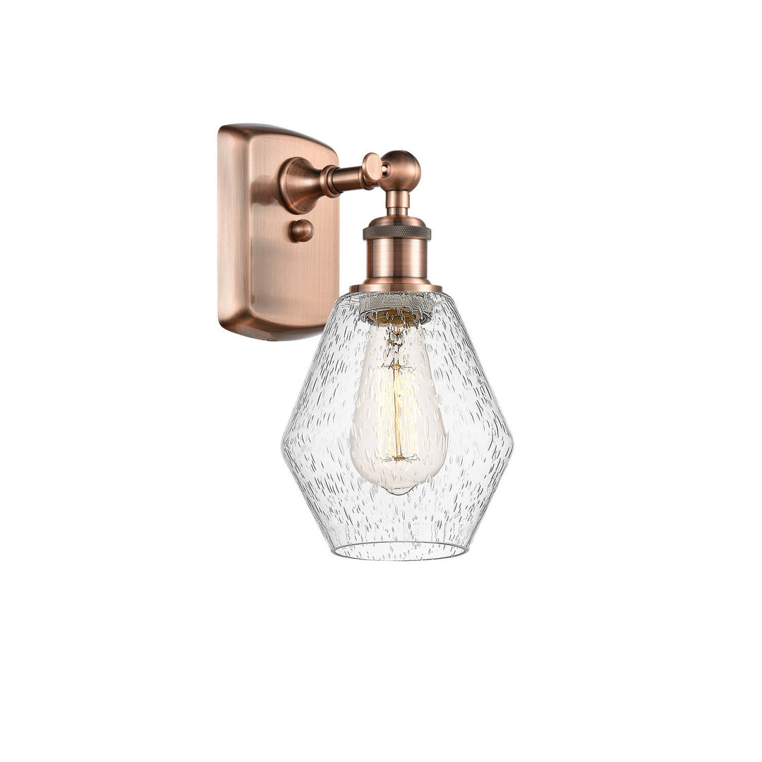 Innovations Ballston 516-1W-AC-G654-6-LED Wall Sconce Light - Antique Copper