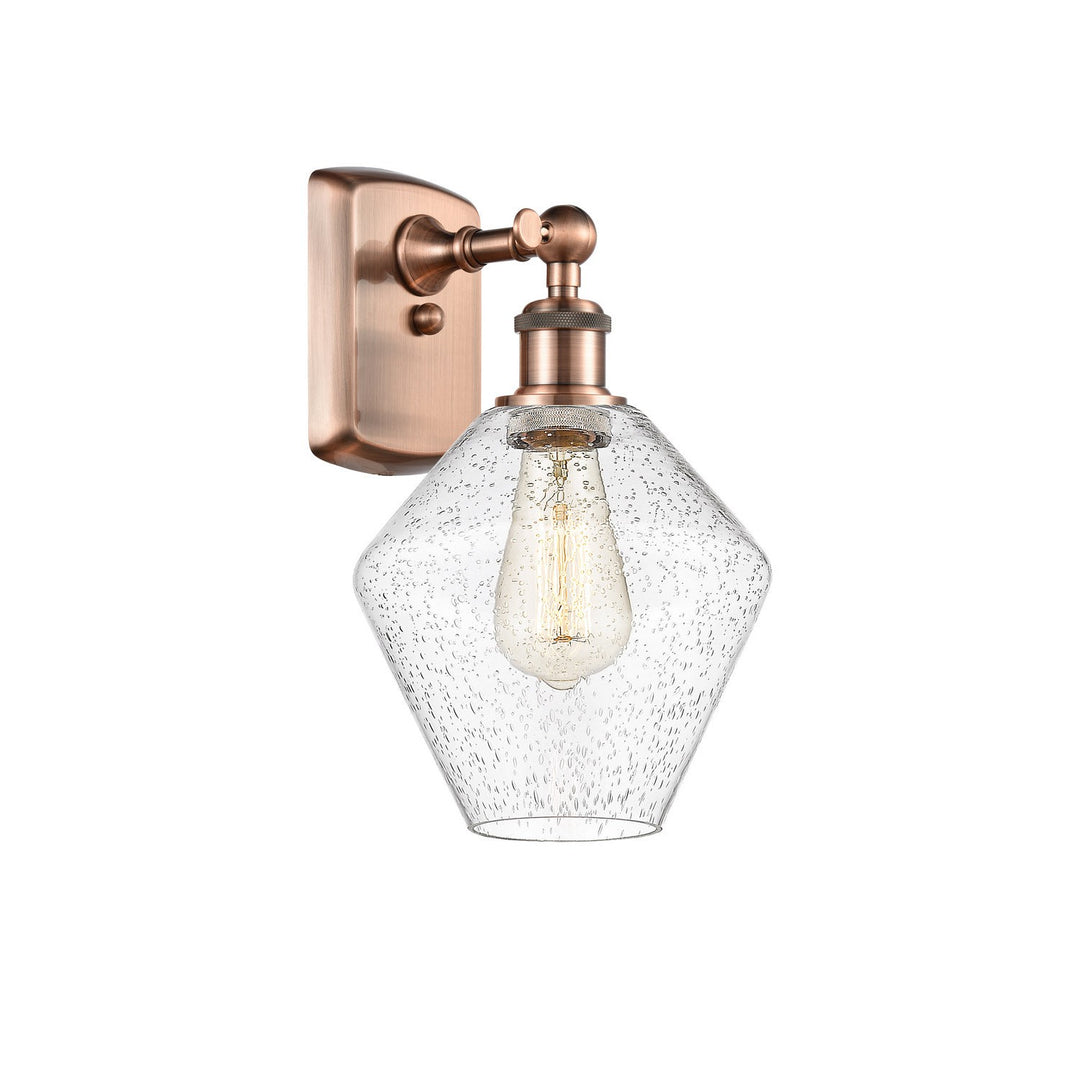 Innovations Ballston 516-1W-AC-G654-8 Wall Sconce Light - Antique Copper