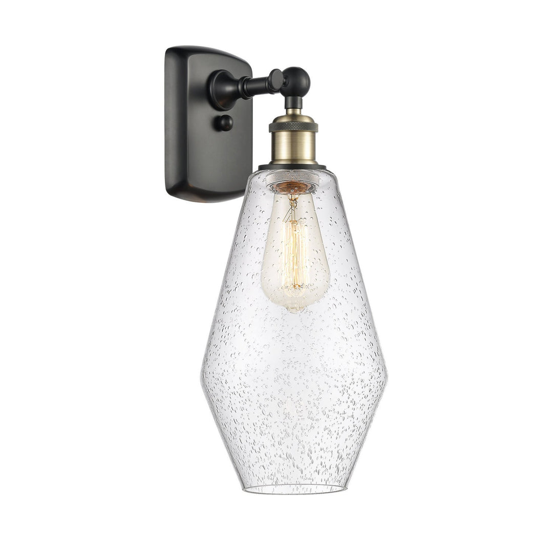 Innovations Ballston 516-1W-BAB-G654-7 Wall Sconce Light - Black Antique Brass