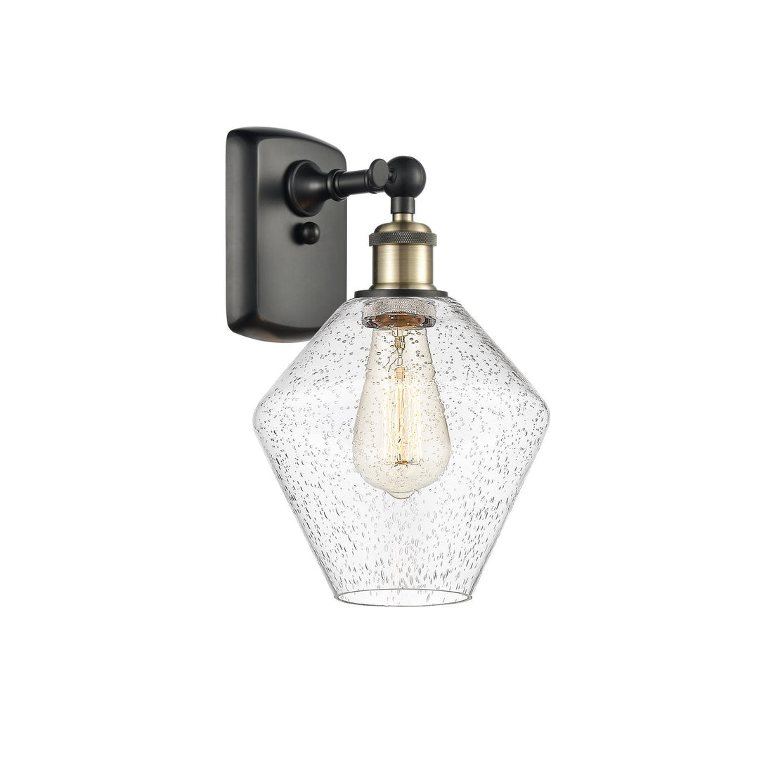 Innovations Ballston 516-1W-BAB-G654-8 Wall Sconce Light - Black Antique Brass