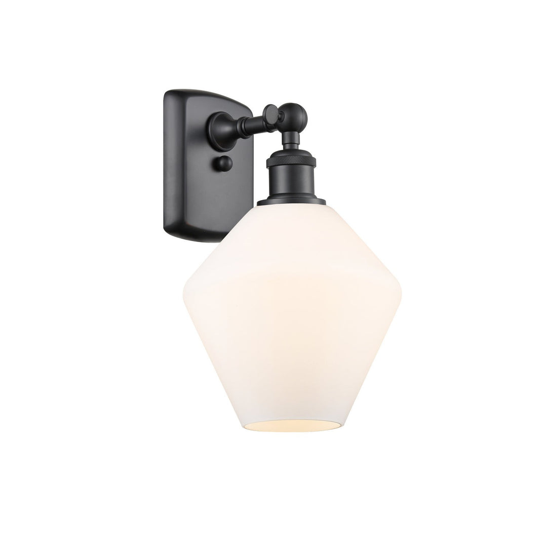 Innovations Ballston 516-1W-BK-G651-8 Wall Sconce Light - Matte Black