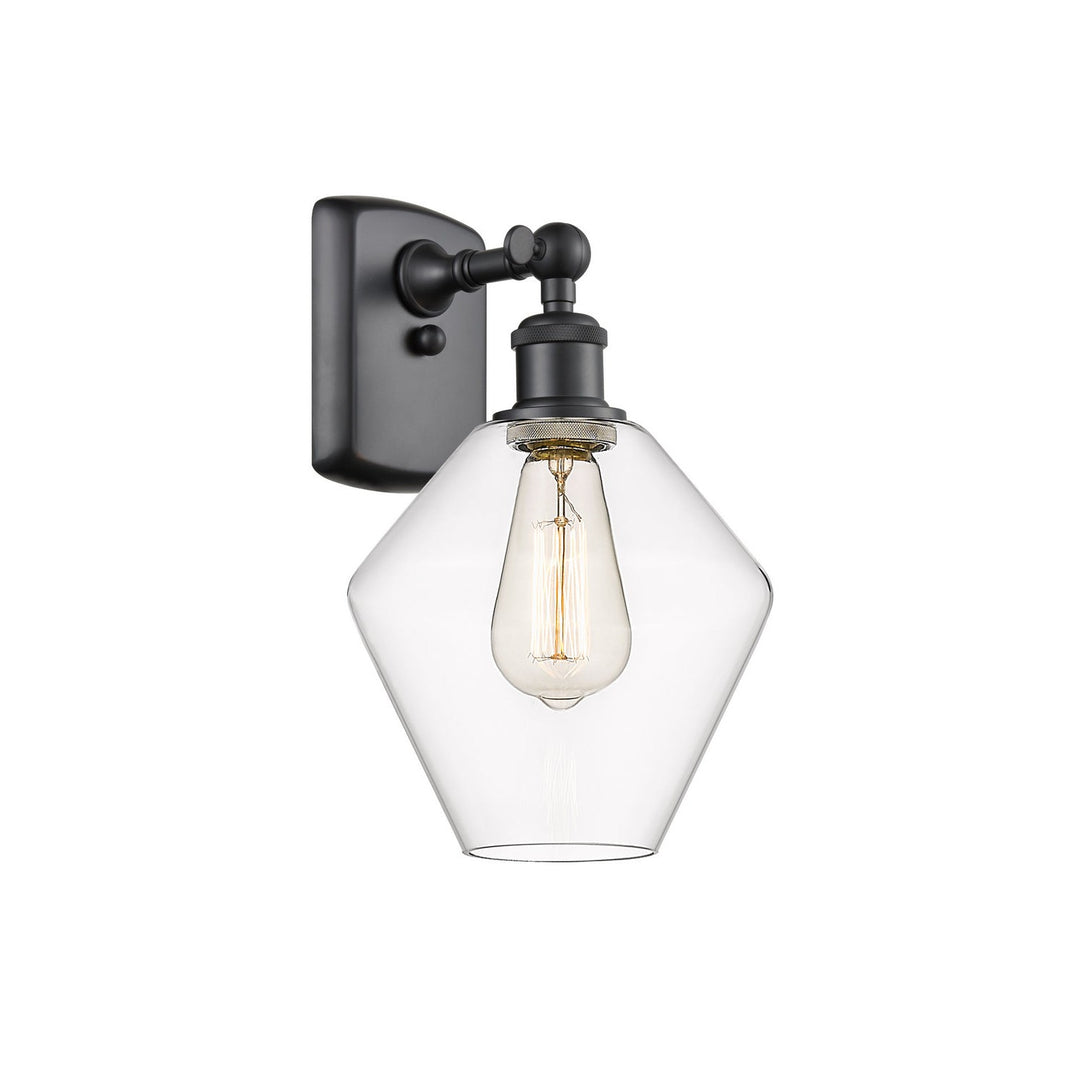 Innovations Ballston 516-1W-BK-G652-8 Wall Sconce Light - Matte Black