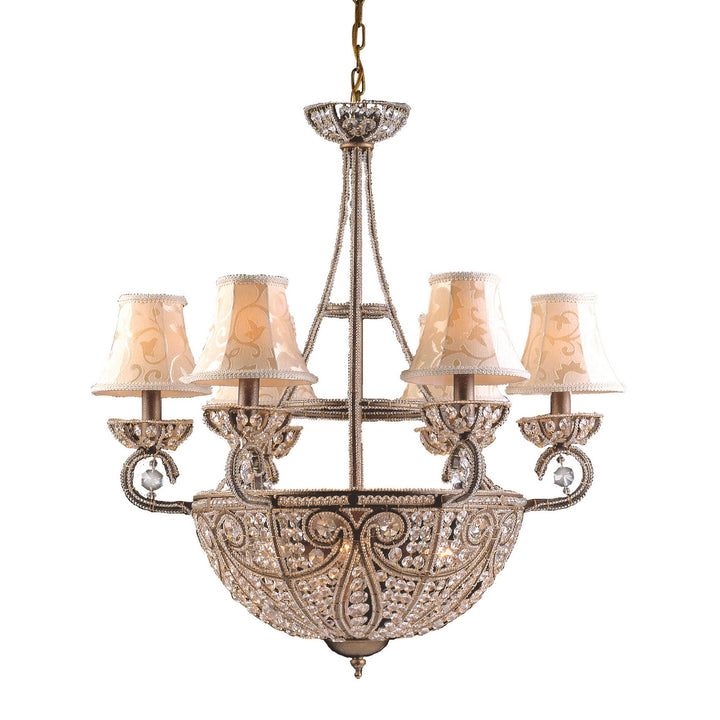 Elk Elizabethan 5967/6+4 Chandelier Light - Dark Bronze