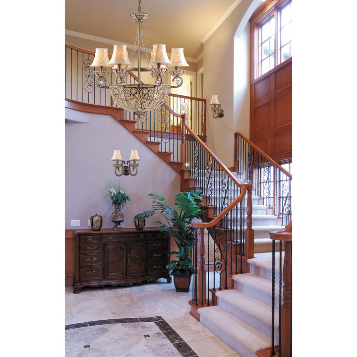 Elk Elizabethan 5967/6+4 Chandelier Light - Dark Bronze