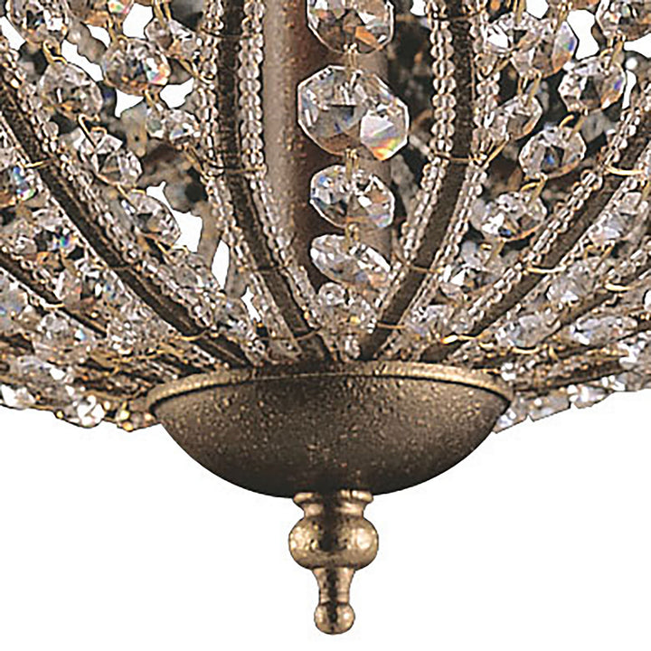 Elk Elizabethan 5963/6 Ceiling Light - Dark Bronze