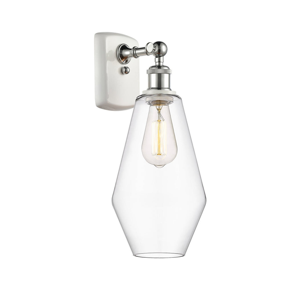 Innovations Ballston 516-1W-WPC-G652-7-LED Wall Sconce Light - White and Polished Chrome