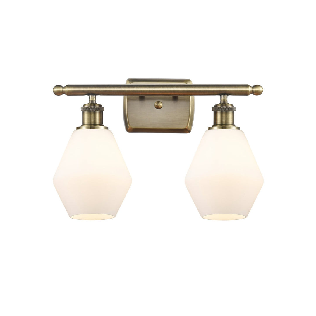 Innovations Ballston 516-2W-AB-G651-6-LED Bath Vanity Light 16 in. wide - Antique Brass