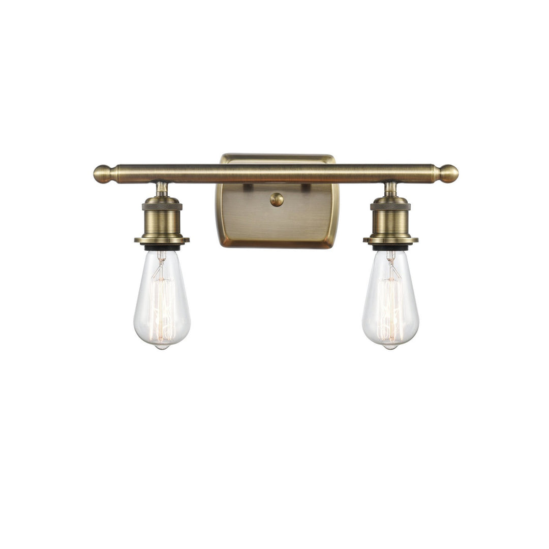 Innovations Ballston 516-2W-AB-LED Bath Vanity Light 16 in. wide - Antique Brass