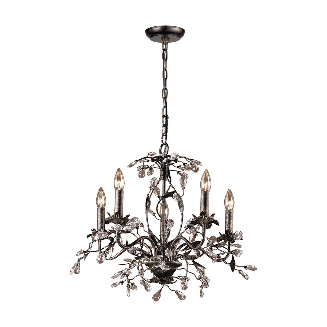 Elk Circeo 8053/5 Chandelier Light - Deep Rust
