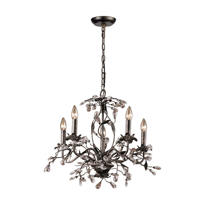 Elk Circeo 8053/5 Chandelier Light - Deep Rust