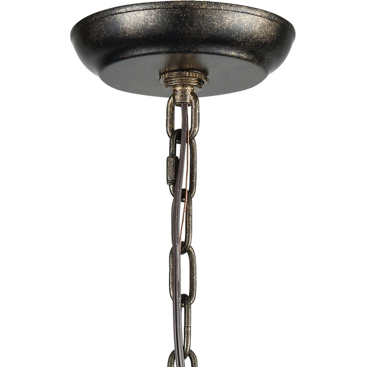 Elk Circeo 8053/5 Chandelier Light - Deep Rust