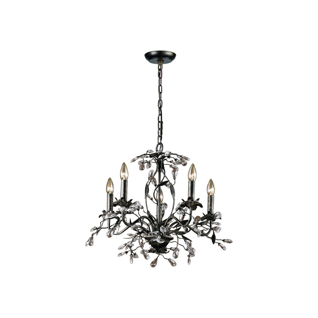 Elk Circeo 8053/5 Chandelier Light - Deep Rust