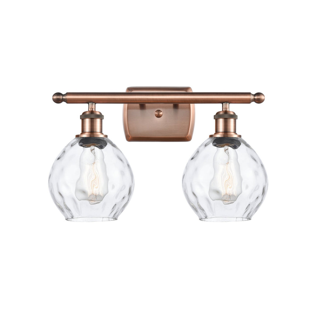 Innovations Ballston 516-2W-AC-G362-LED Bath Vanity Light 16 in. wide - Antique Copper