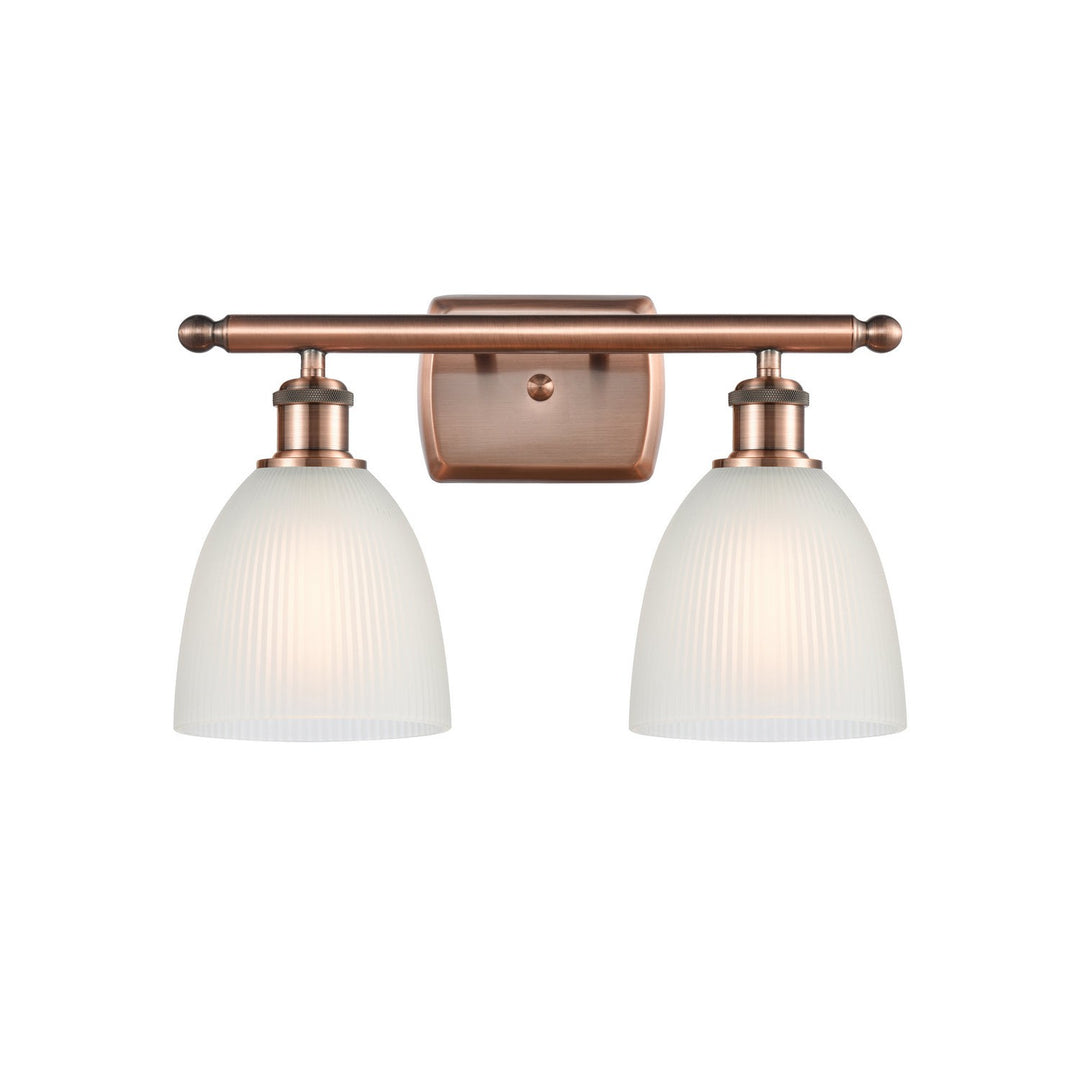 Innovations Ballston 516-2W-AC-G381 Bath Vanity Light 16 in. wide - Antique Copper