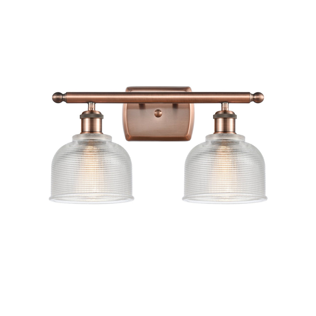 Innovations Ballston 516-2W-AC-G412 Bath Vanity Light 16 in. wide - Antique Copper