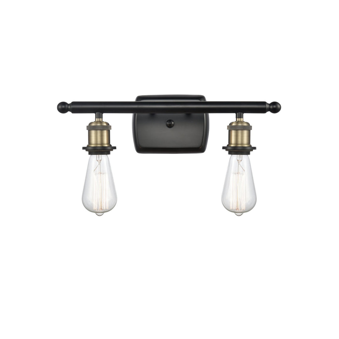 Innovations Ballston 516-2W-BAB Bath Vanity Light 16 in. wide - Black Antique Brass