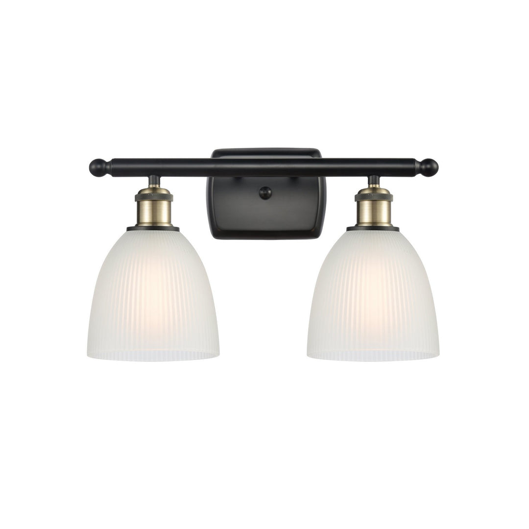 Innovations Ballston 516-2W-BAB-G381-LED Bath Vanity Light 16 in. wide - Black Antique Brass