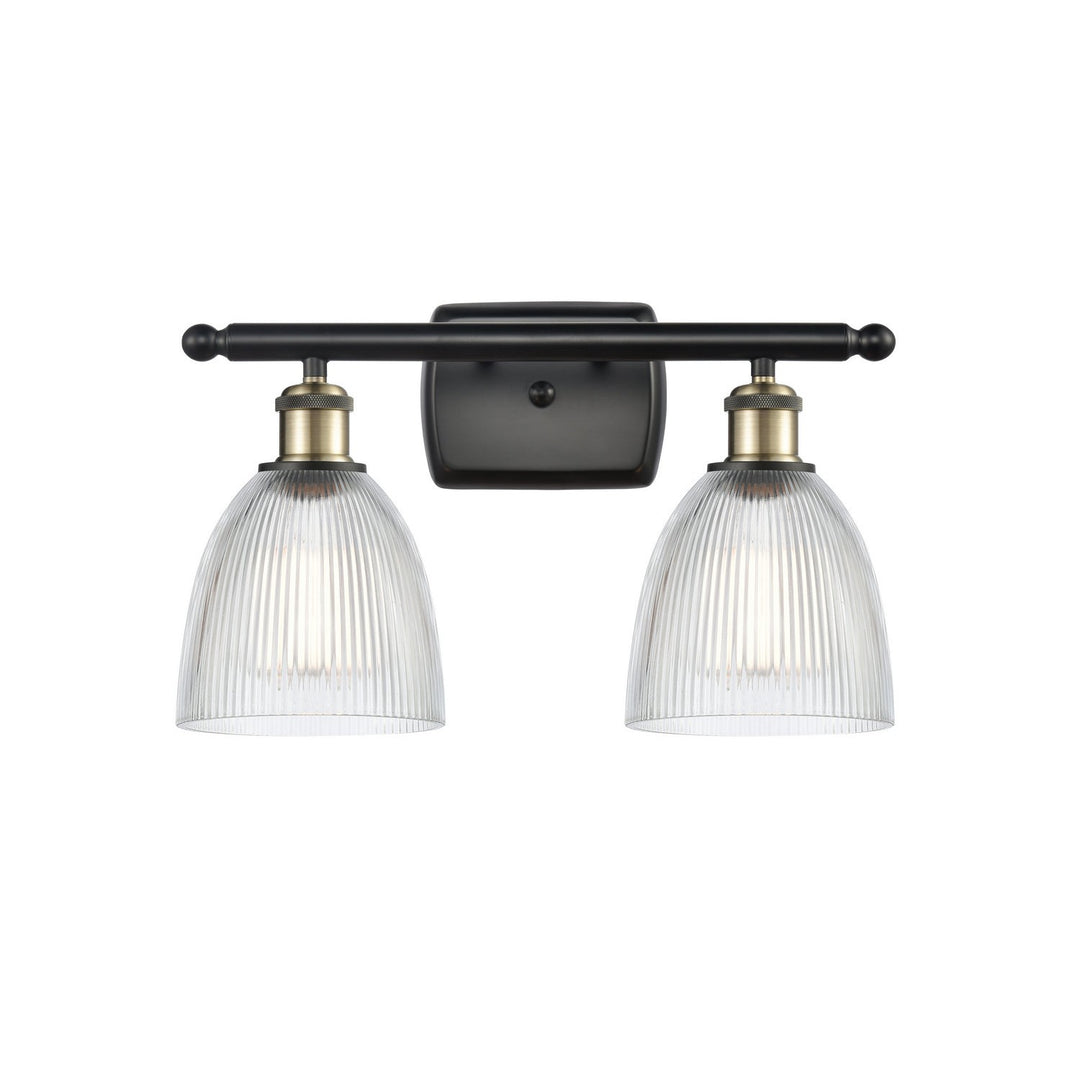 Innovations Ballston 516-2W-BAB-G382-LED Bath Vanity Light 16 in. wide - Black Antique Brass