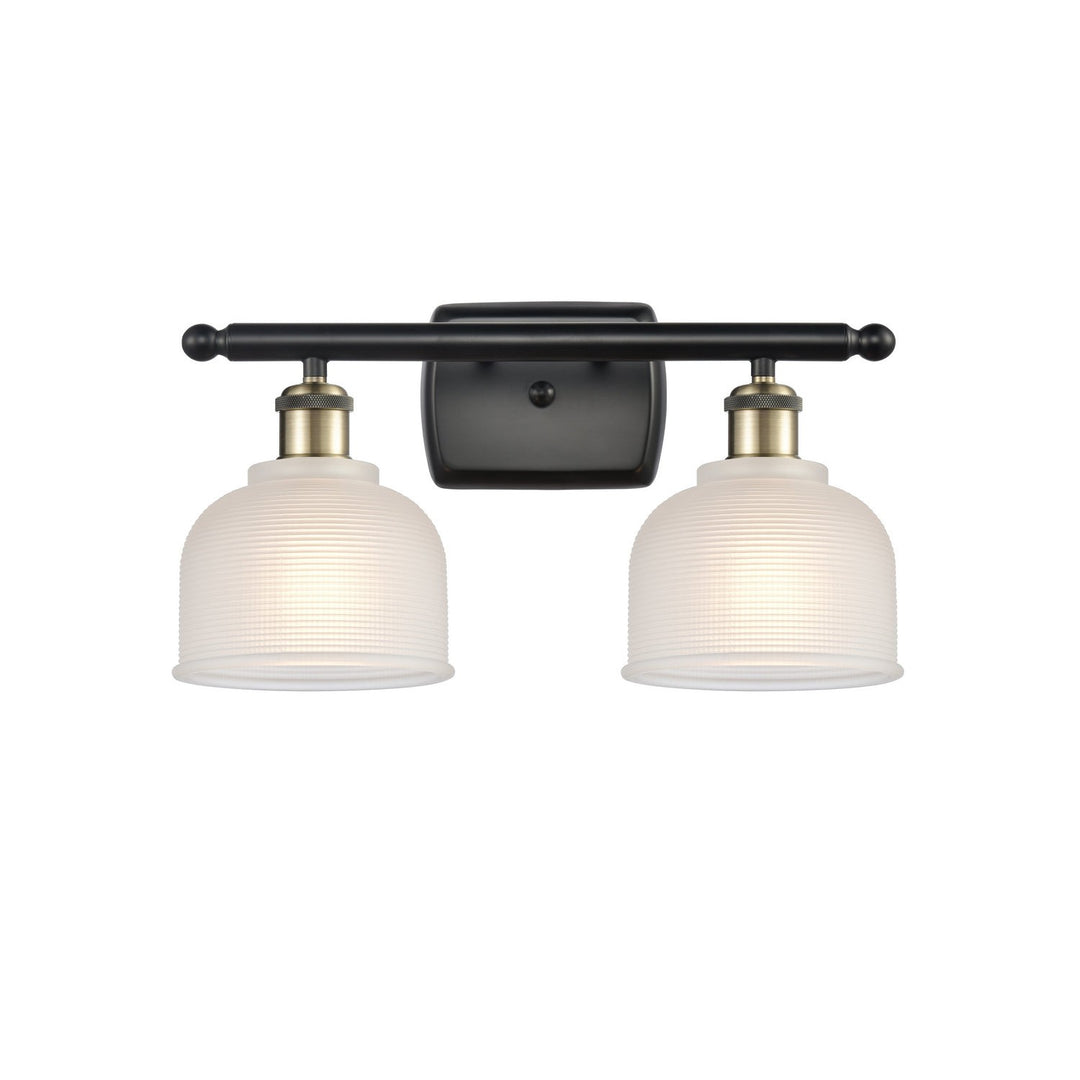 Innovations Ballston 516-2W-BAB-G411-LED Bath Vanity Light 16 in. wide - Black Antique Brass