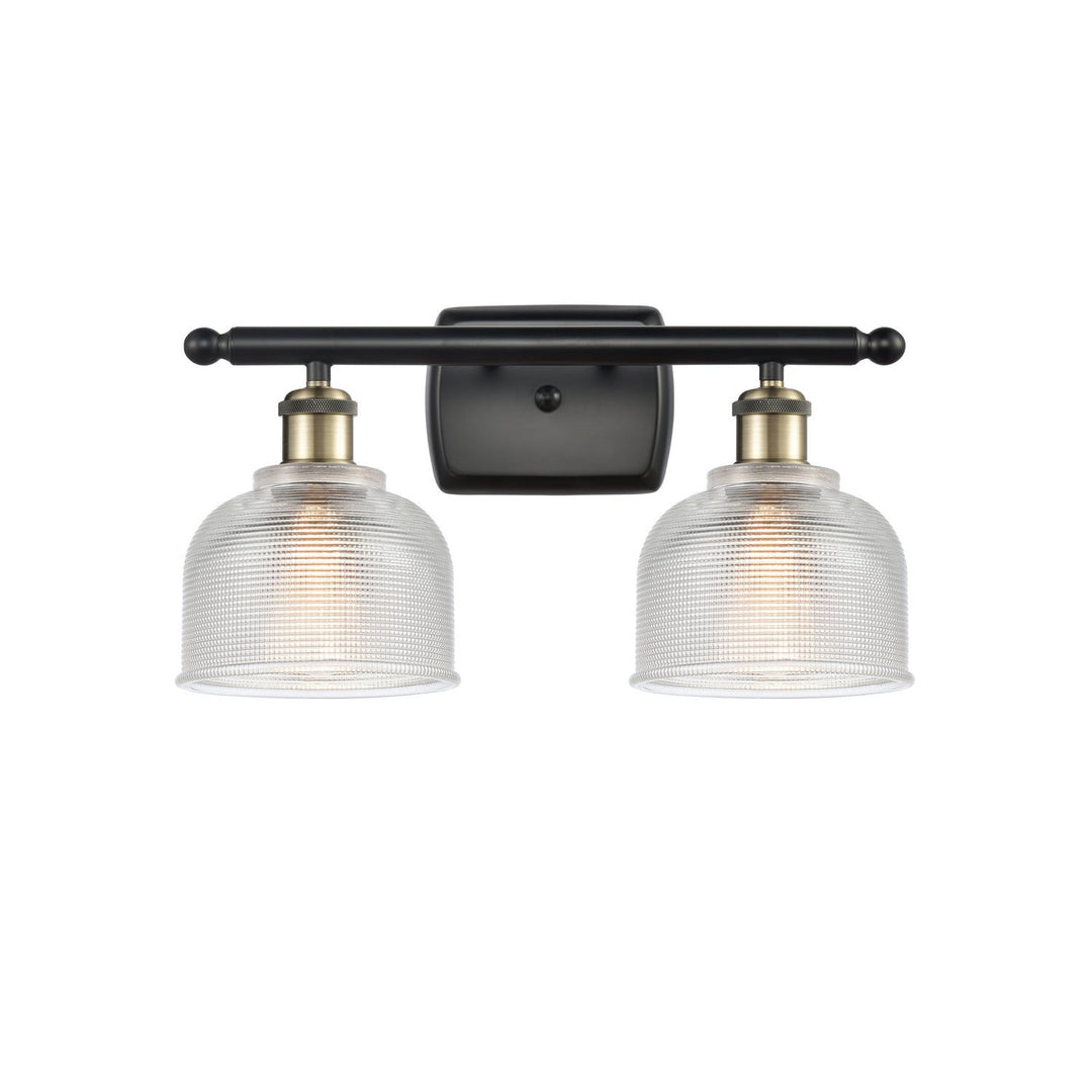 Innovations Ballston 516-2W-BAB-G412 Bath Vanity Light 16 in. wide - Black Antique Brass