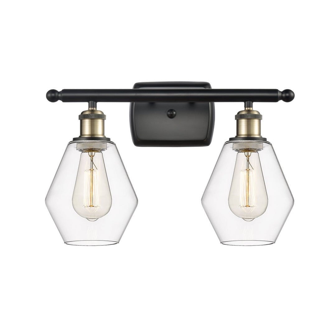 Innovations Ballston 516-2W-BAB-G652-6-LED Bath Vanity Light 16 in. wide - Black Antique Brass