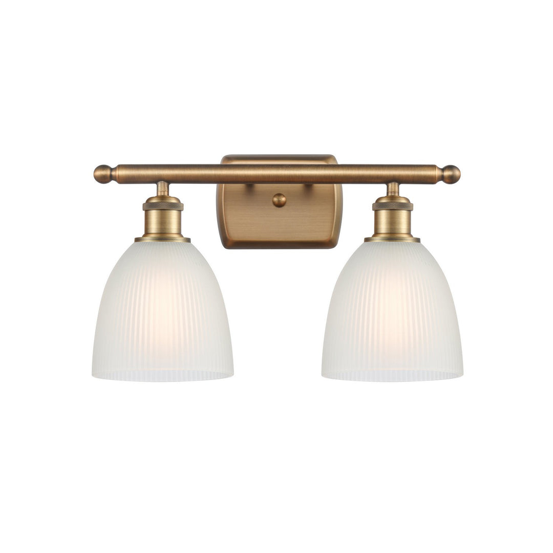 Innovations Ballston 516-2W-BB-G381 Bath Vanity Light 16 in. wide - Brushed Brass