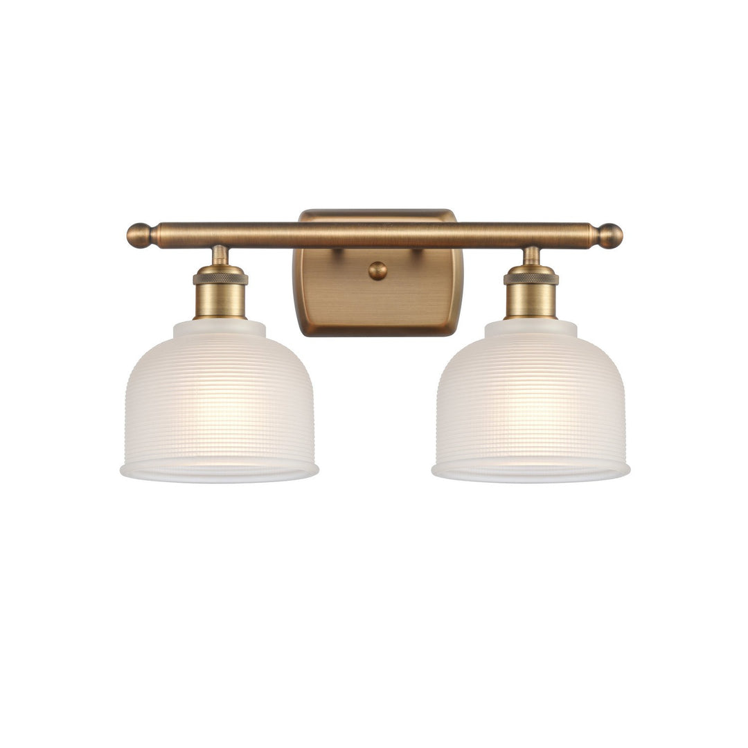 Innovations Ballston 516-2W-BB-G411 Bath Vanity Light 16 in. wide - Brushed Brass